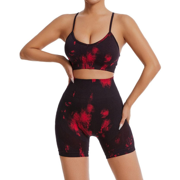 Leopard Yoga Shorts Shockproof Sports Underwear Elastic Quick-drying Fitness Yoga Wear